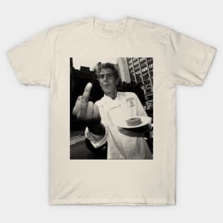 Anthony Bourdain middle finger T-Shirt